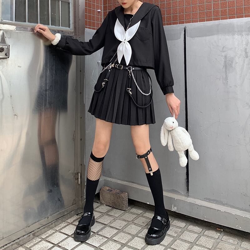 ストリート系 地雷系 レッグカバー ゴシック 靴下 ボーダーソックス タイツ 本日の目玉