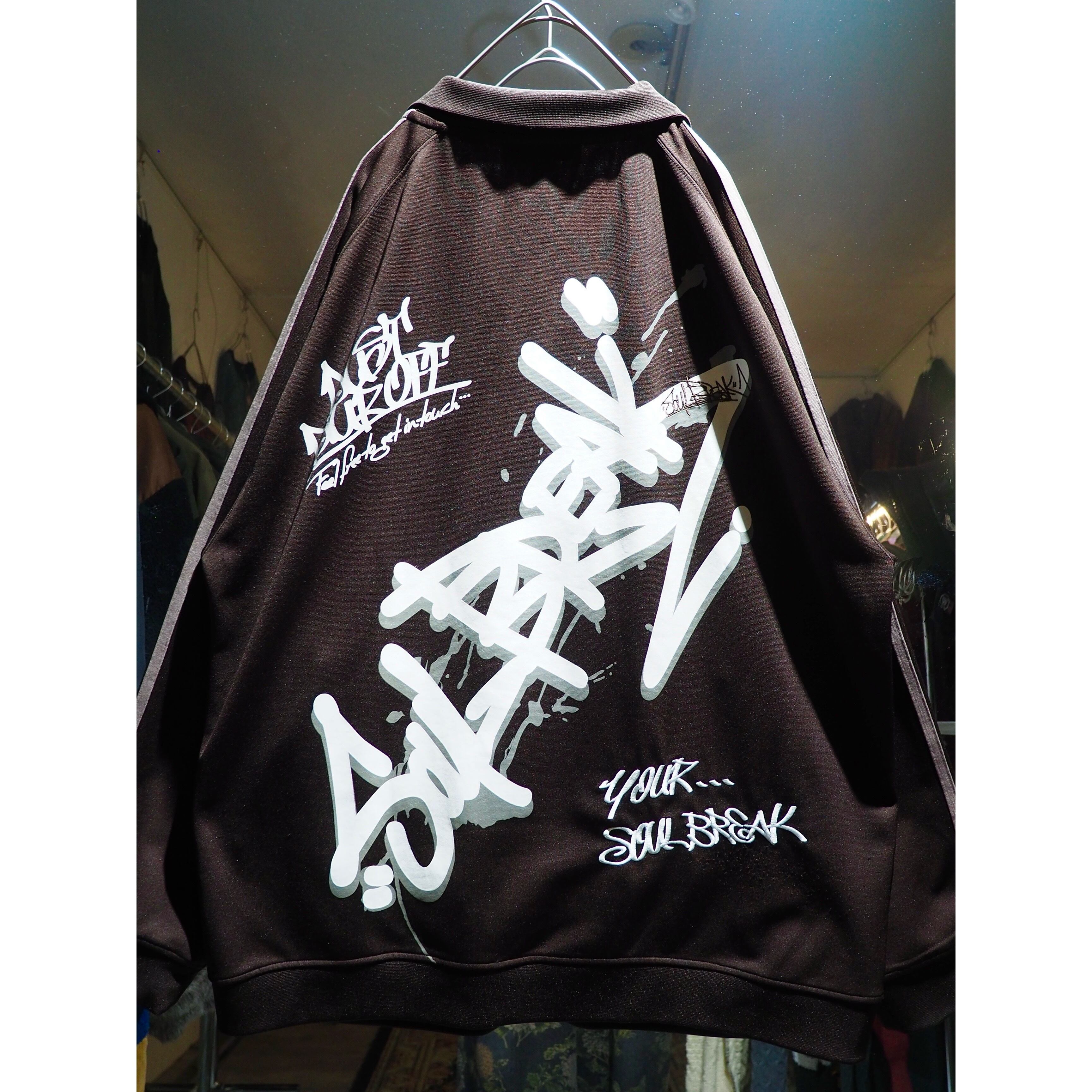 2000s ” Street culture ” Embbossed Design track jacket