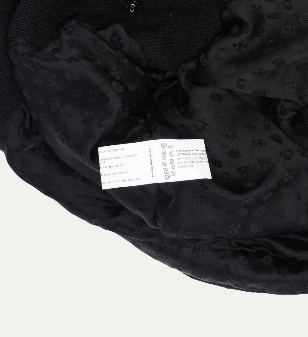 CHROME HEARTS クロムハーツ ダブルブレスト ニットコート Double