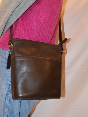 old coach leather shoulder bag【1325】
