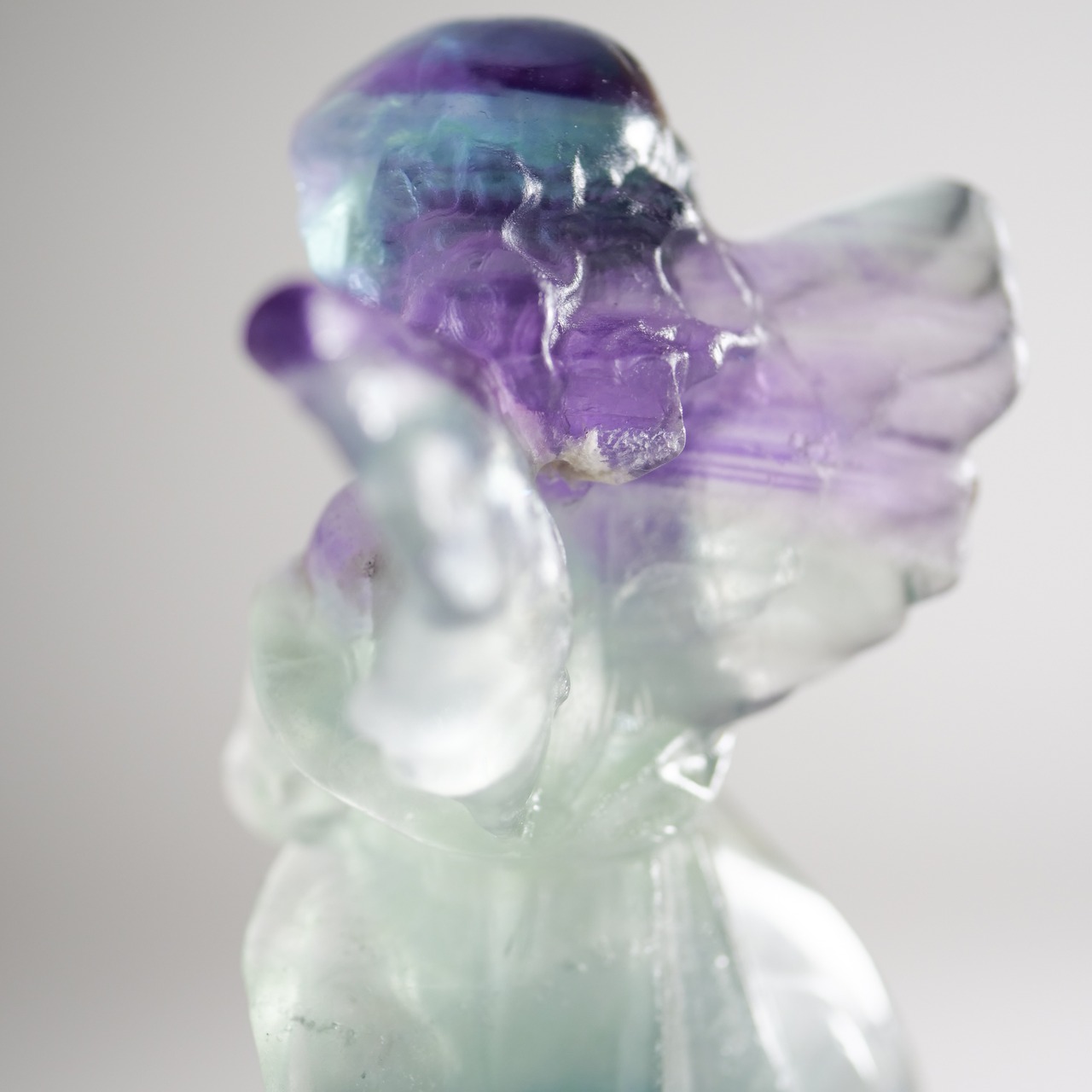 フローライト【エンジェル 天使】/ 彫刻