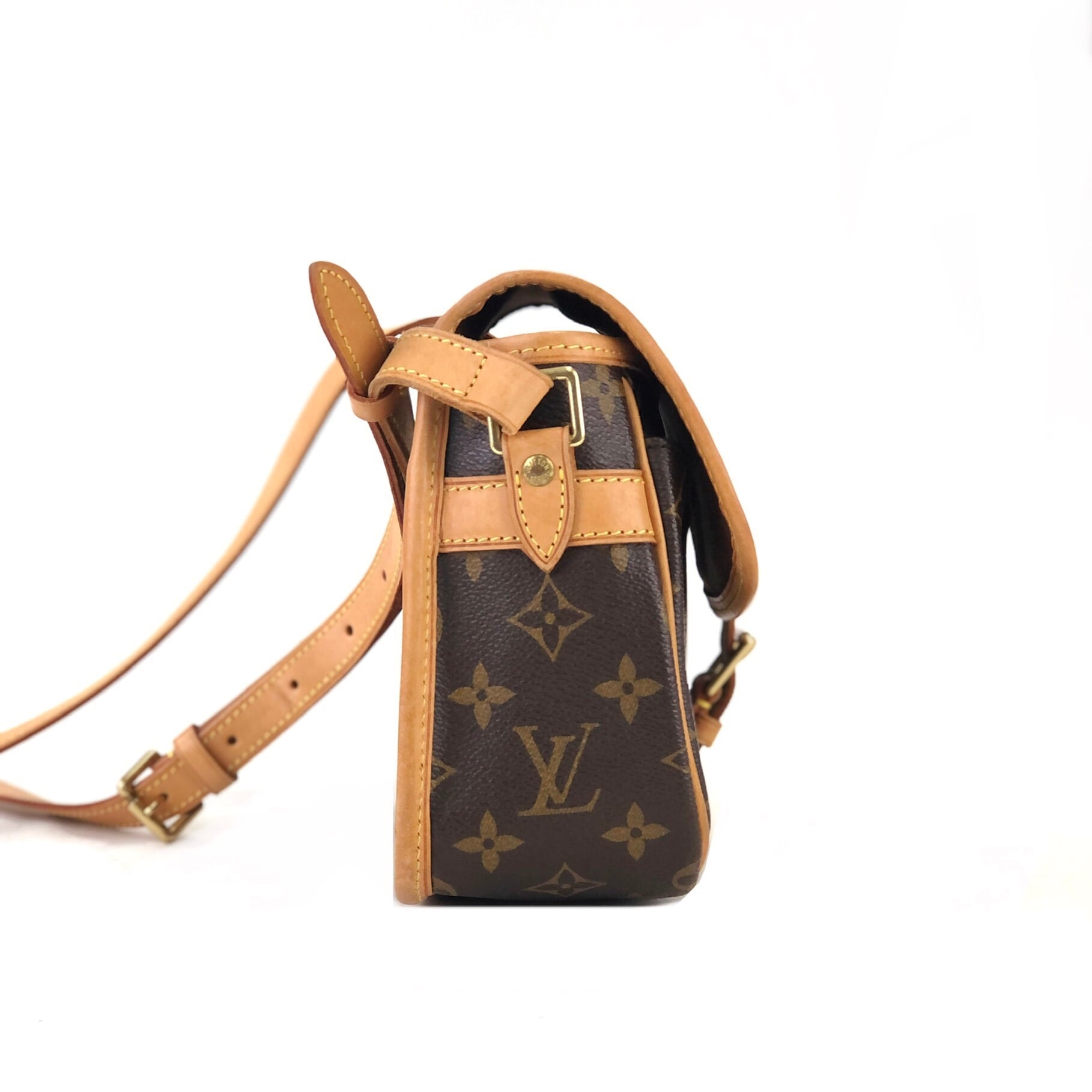 LOUIS VUITTON ルイヴィトン ヴィトン　モノグラム　M42250　ソローニュ　ショルダーバッグ　ブラウン　vintage　ヴィンテージ　 オールド　t3bayh | VintageShop solo powered by BASE