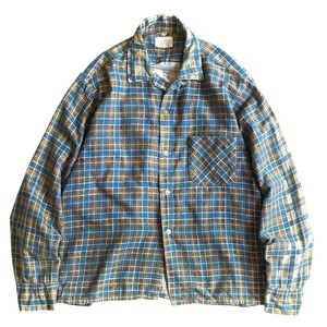 DAN RIVER print flannel shirt
