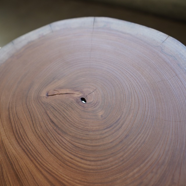 欅の輪切り 一枚板PCデスク