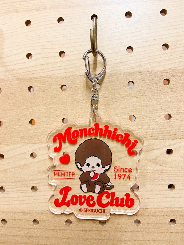 モンチッチ　LOVEクラブ　アクキー　ロゴ