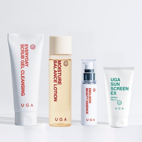 【3ヶ月定期便】ジェル洗顔 ＆ フラーレン化粧水 ＆ 美容液乳液 ＆ 日焼け止め