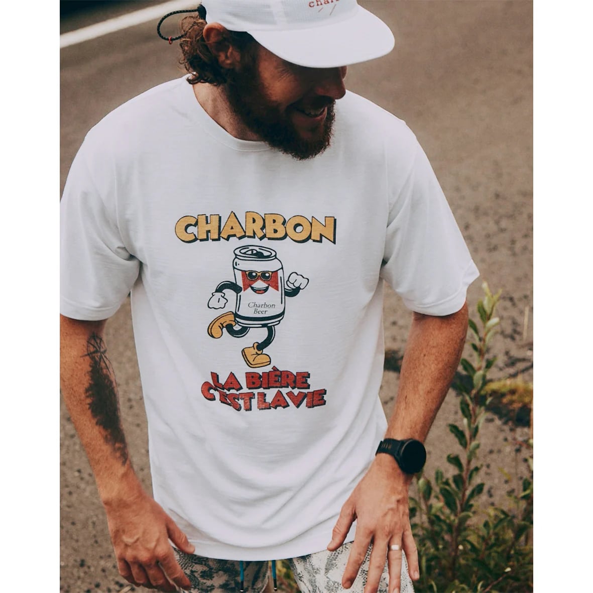 charbon / CHARBON BEER GRAPHIC T-SHIRTS | 道がまっすぐ