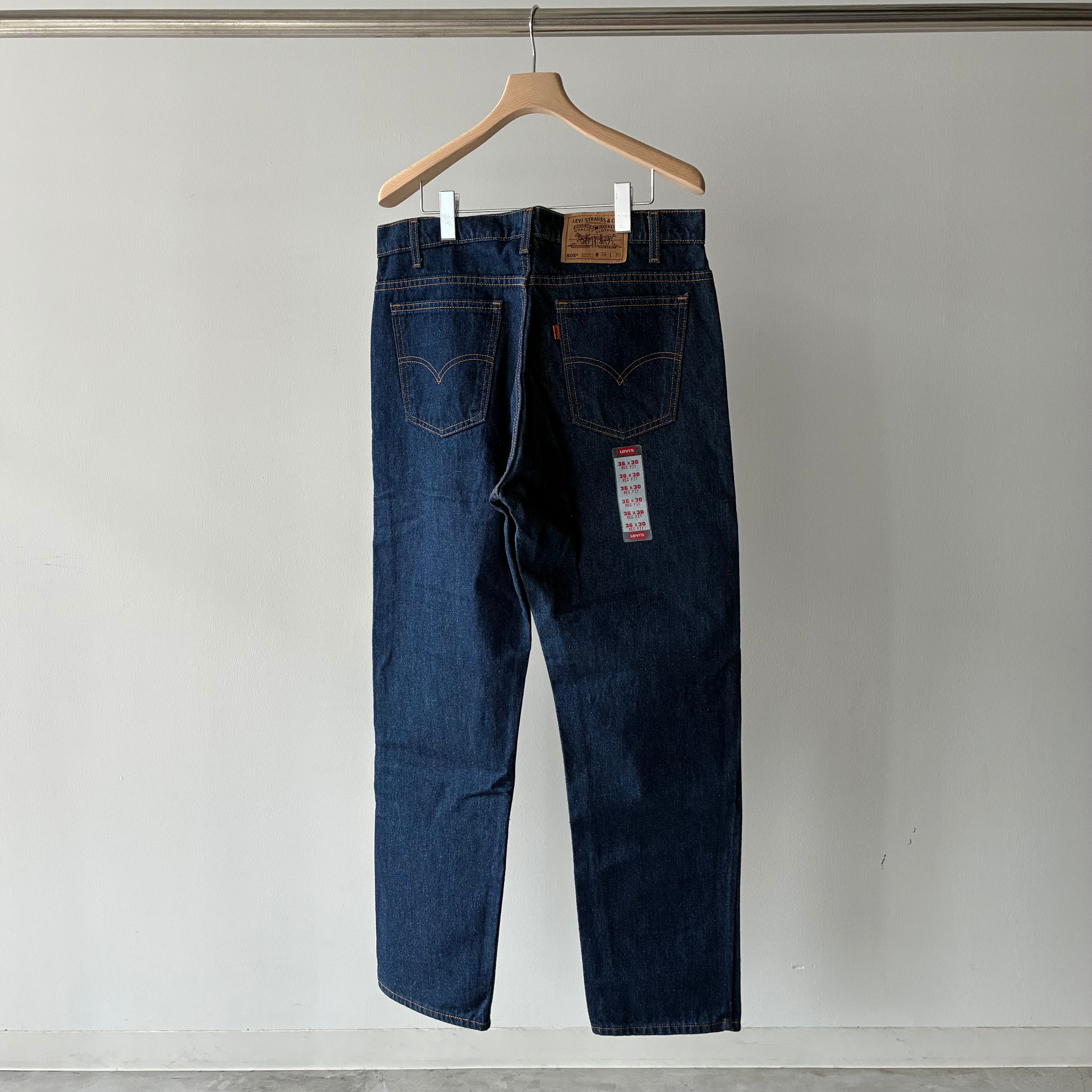 1990's Levi's 501 Yarn Dyed Black Denim Pants W31-L34 (W31-L30