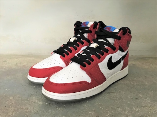 2018 NIKE AIR JORDAN1 HIGH OG × SPIDERMAN "ORIGIN STORY" GYM RED/WHITE-PHOTO BLUE-BLACK