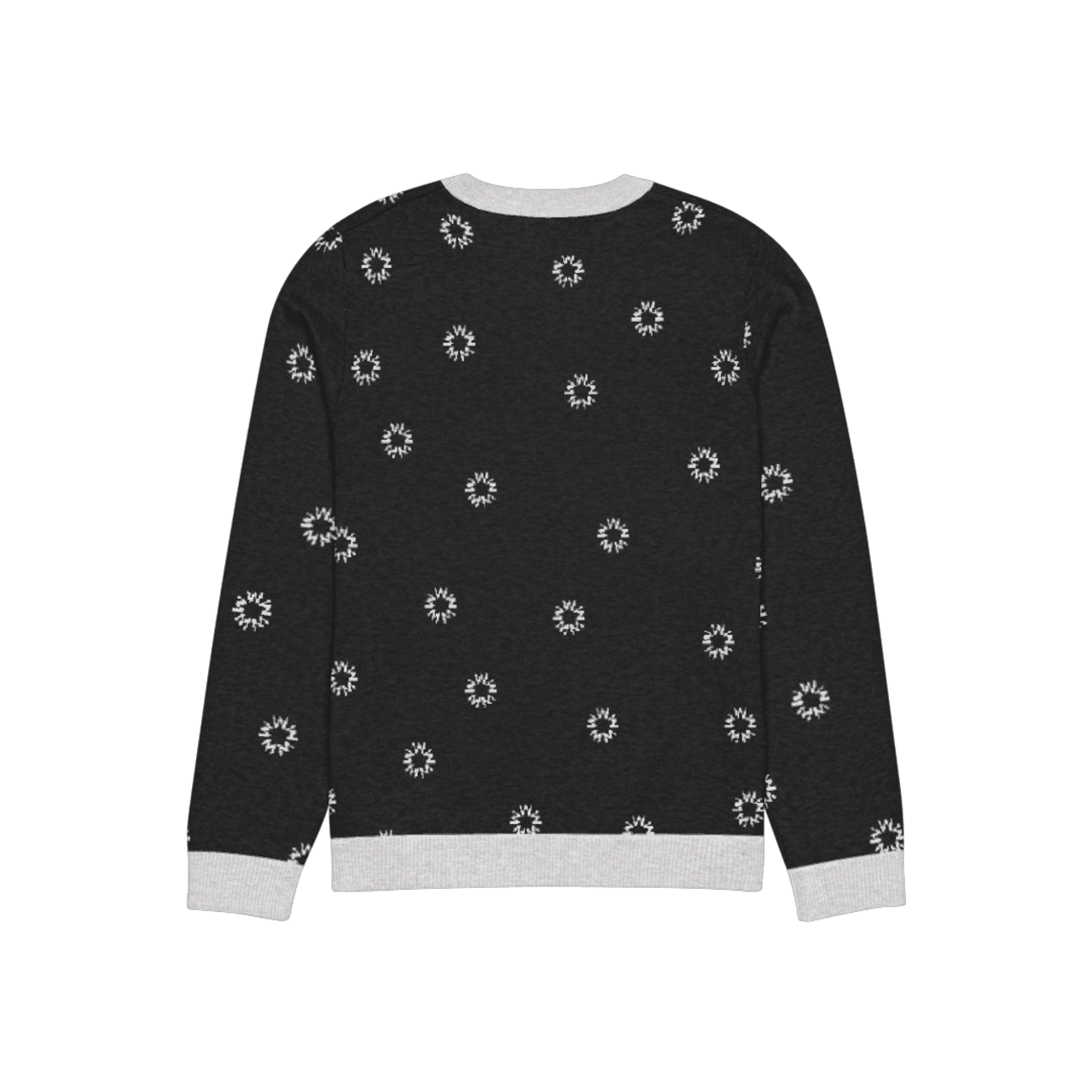 【048】Black&Withe Mitsuboshi Logo Knit