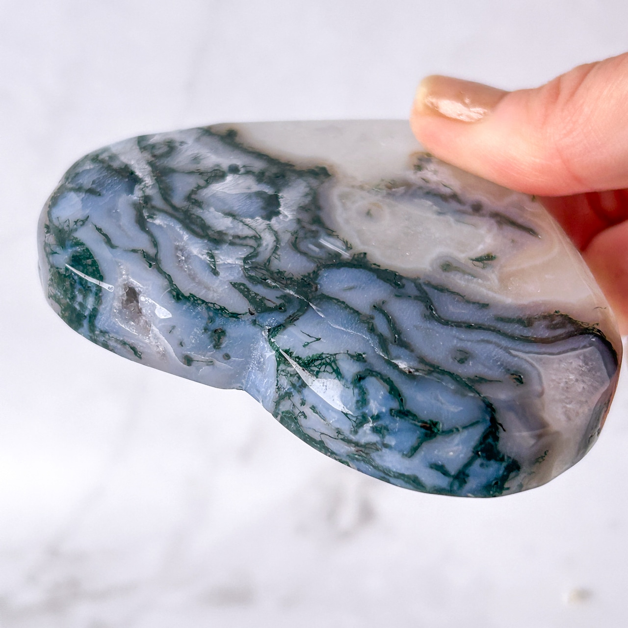 モスアゲート ハート