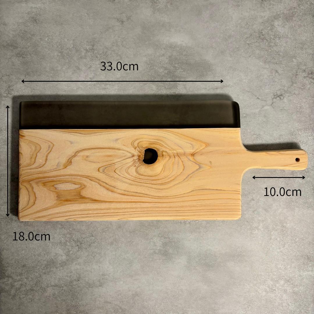 小さなヒノキのまな板 カッティングボード 手カンナで仕上げのまな板の