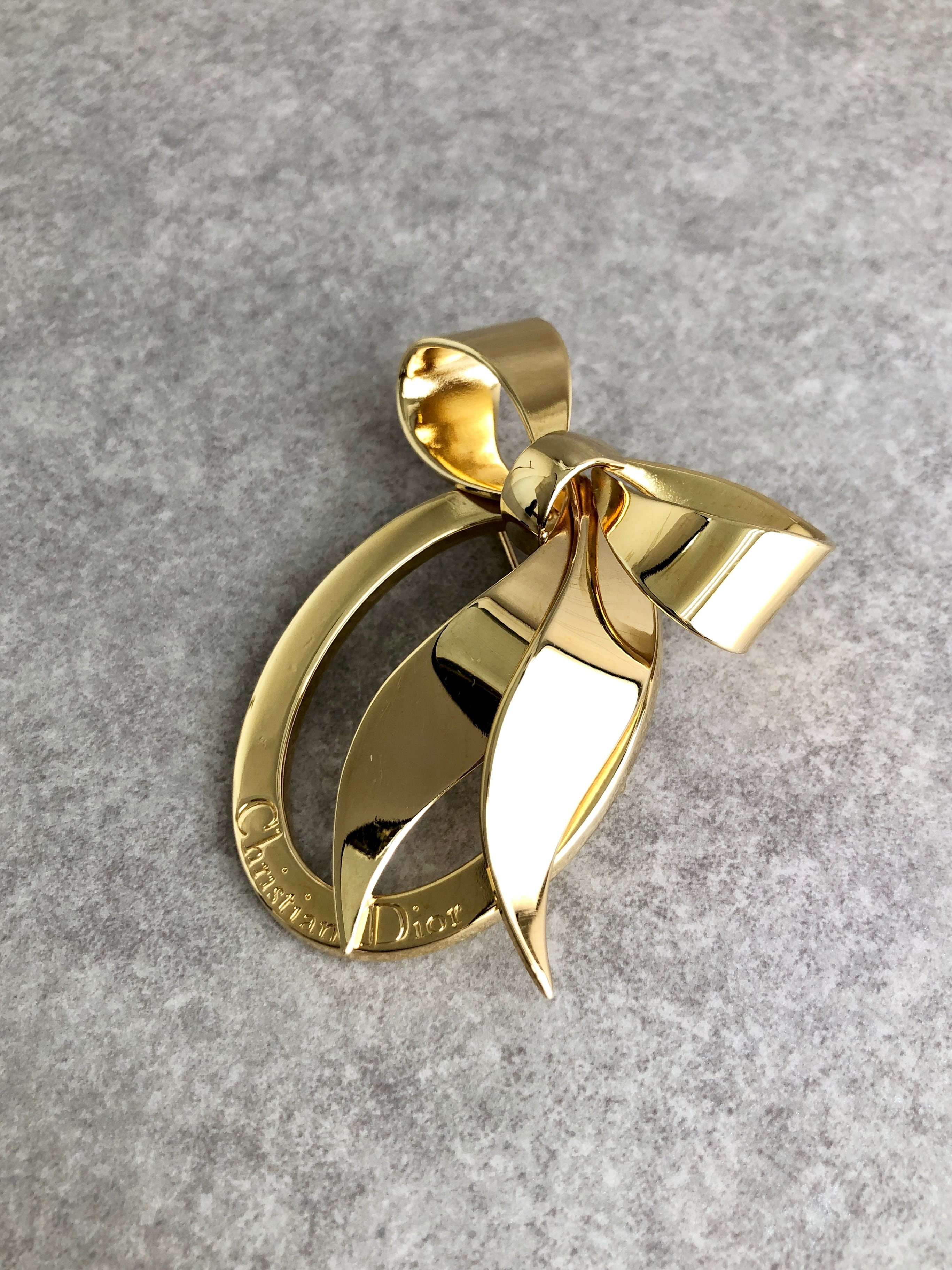 Dior リボン型ブローチ メタル製 楽天市場】送料無料 本物 ChristianDior クリスチャンディオール