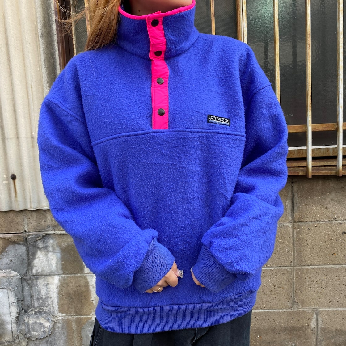 古着 FILA SPORT フィラ ICE-TECH フリースジャケット プルオーバー 