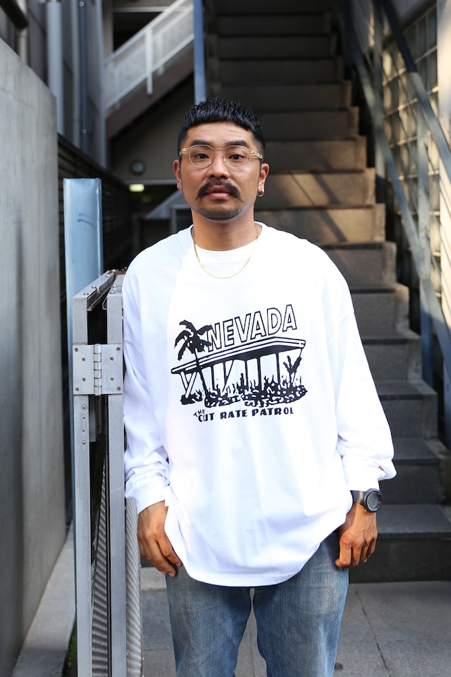 CUTRATE NV LOGO DROPSHOULDER L/S TEE