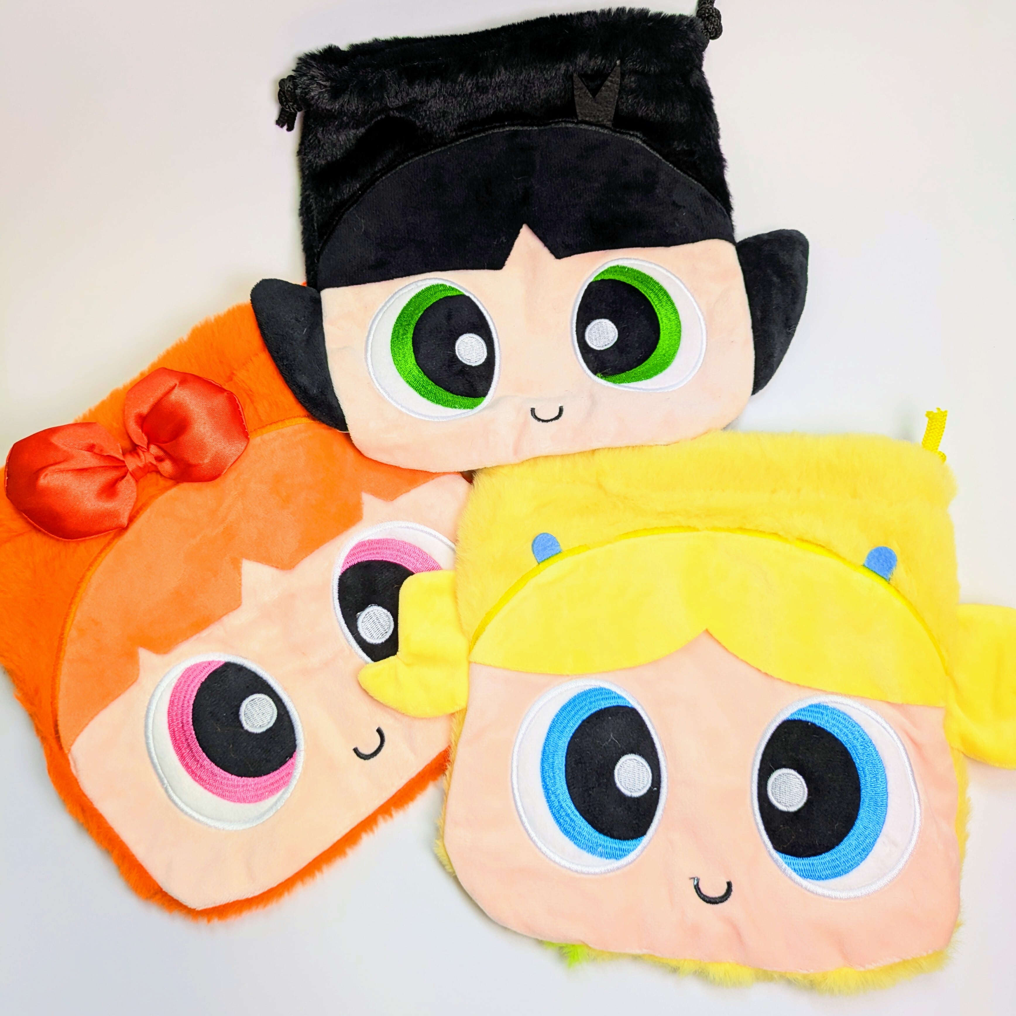 【 The Powerpuff Girls( パワーパフガールズ )】 巾着 / ポーチ/ 単品〚アメリカン雑貨 アメトイ〛