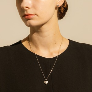 Silver necklace   SMP6 ハートネックレス