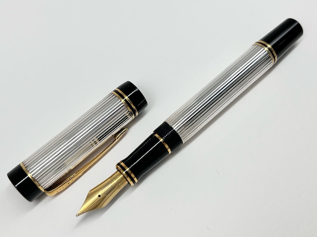 1991　パーカー デュオフォールド スターリングシルバー センテニアル　PARKER Duofold Centenial　（細字）　18K　　　　　02636