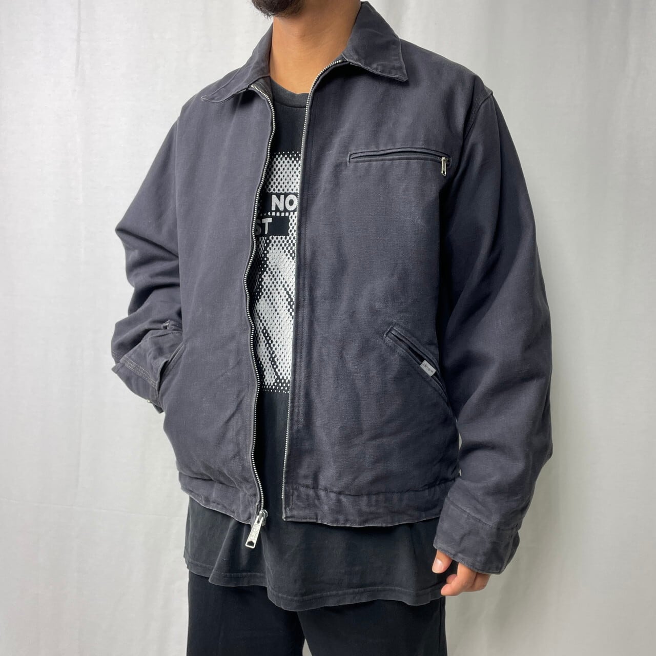 80年代 Carhartt カーハート ダック地 デトロイトジャケット ワーク 
