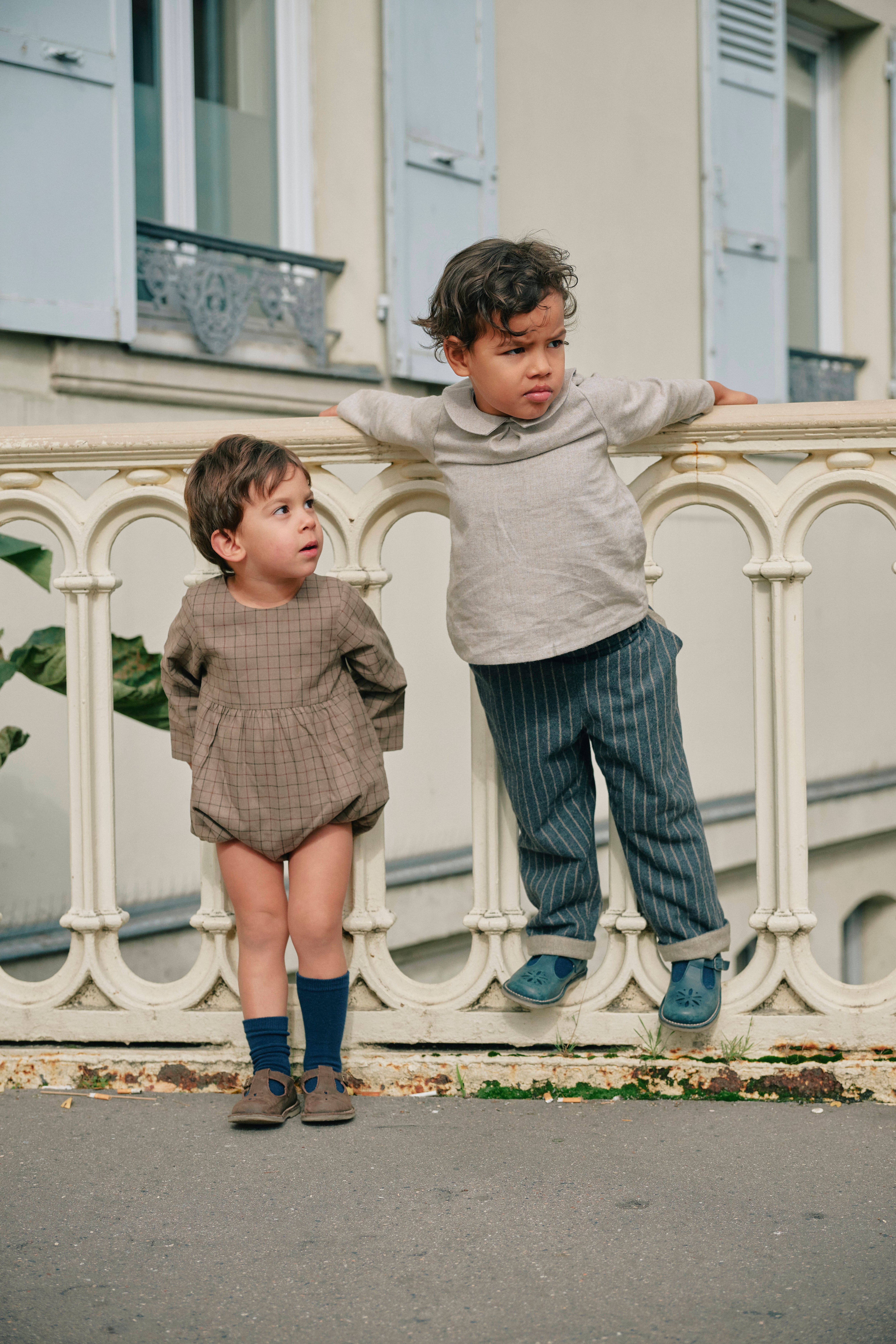 【予約/送料無料】Romper  BOURSE - brown tiles  / Maison Marelle