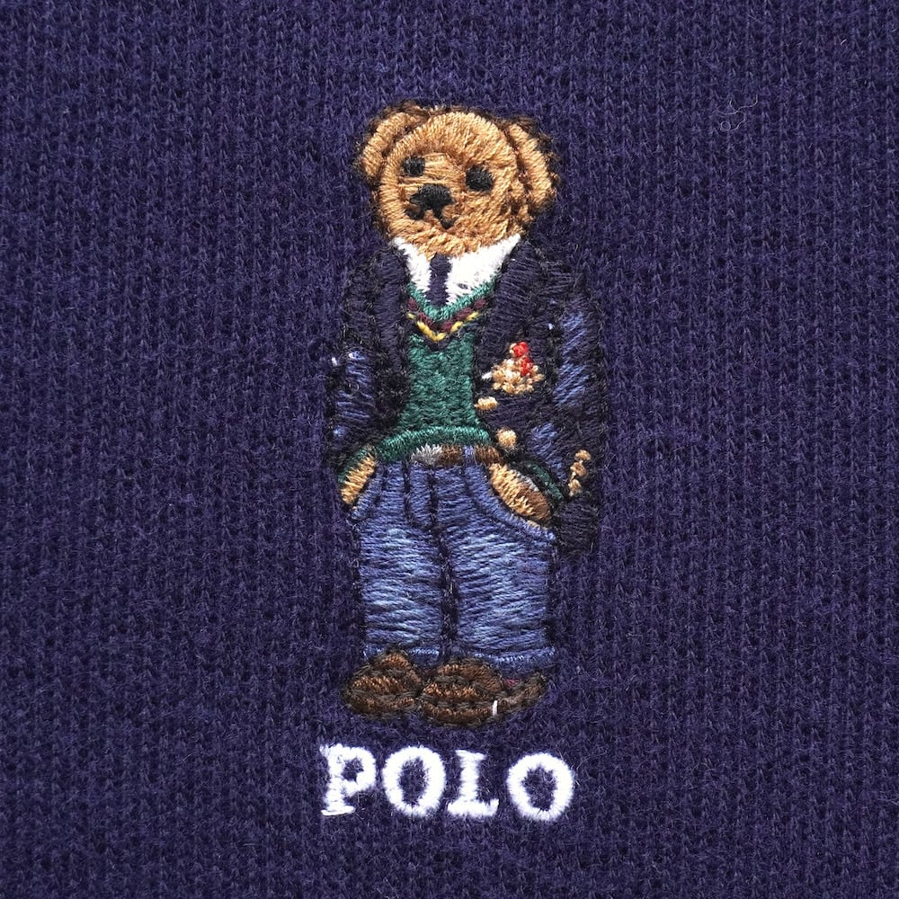 2010's〜 [POLO RALPH LAUREN] ポロベア 100%コットン ハーフジップ