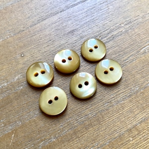 シェルボタン カフェオレ 12mm 5個 シェルボタン カフェオレ 12mm 5個