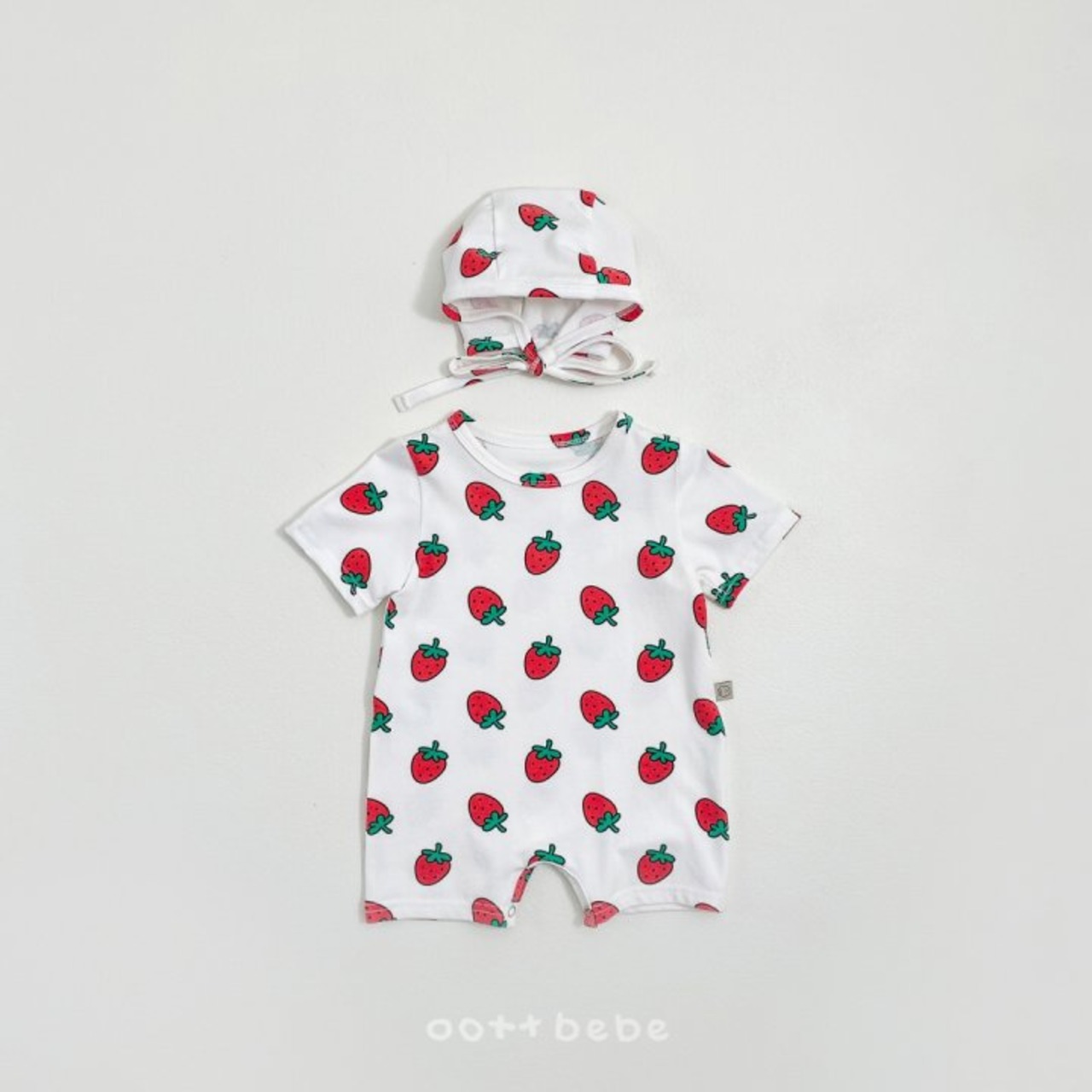 [oottbebe] Strawberry Full Bodysuit / [오뜨베베] 스트로베리전신슈트