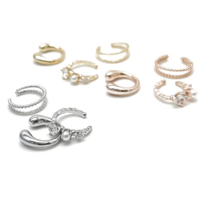 イヤーカフ：バリエフレアストーン　IMPRESSION　イヤカフ