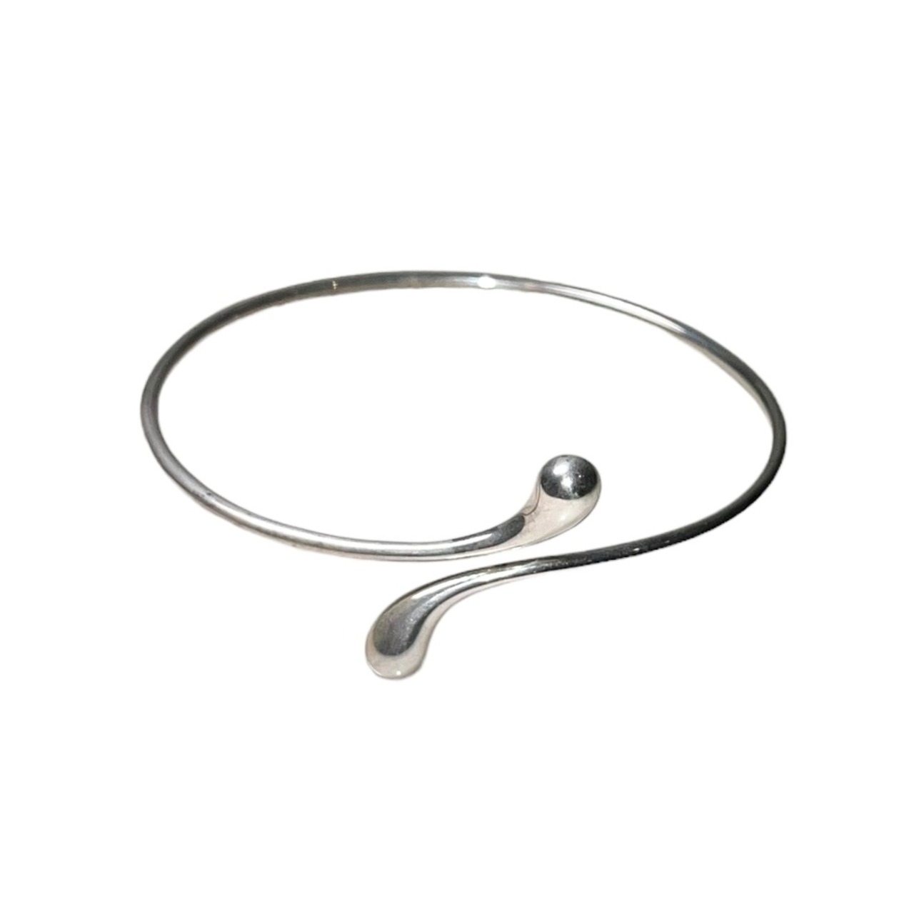 TIFFANY silver bangle " teardrop "