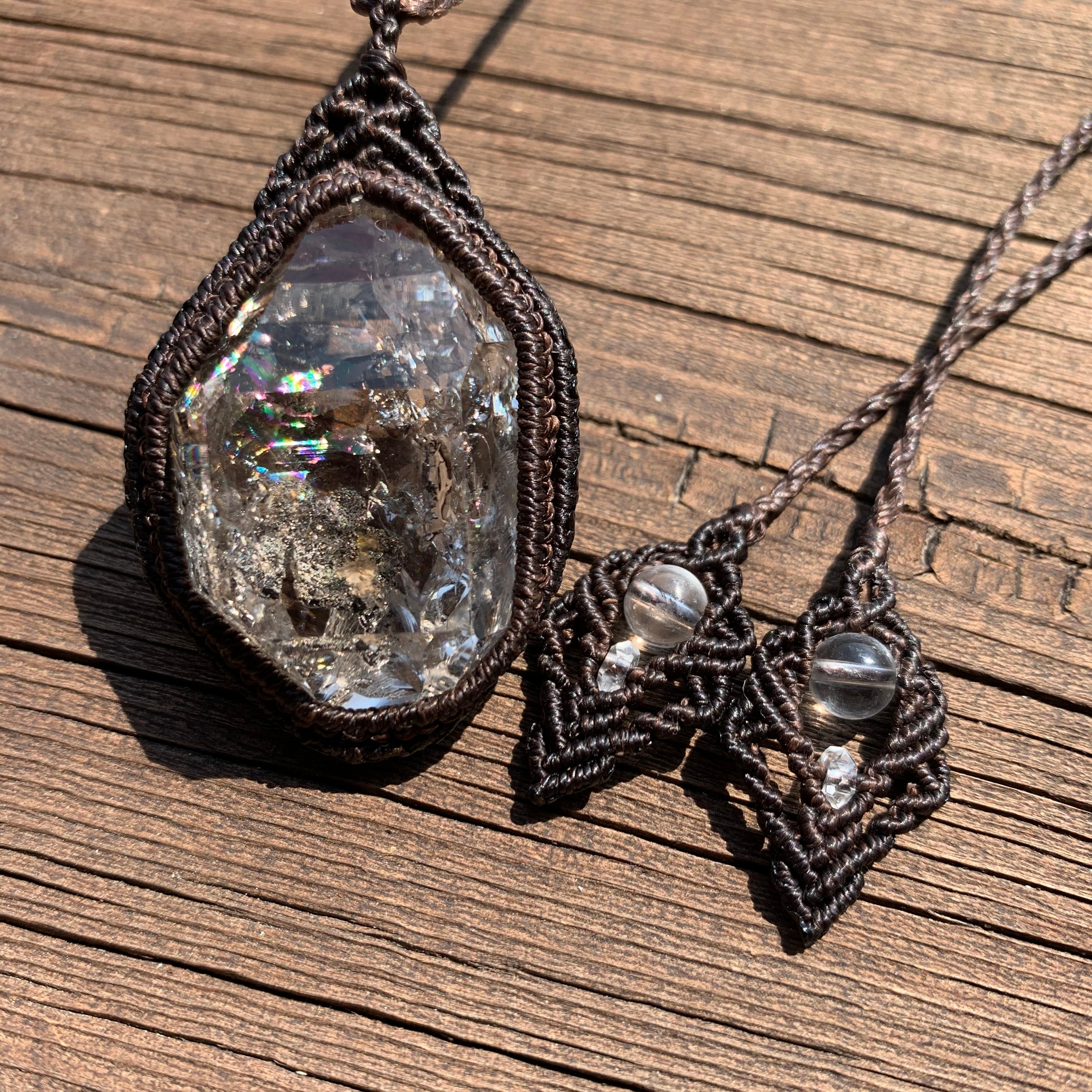 水入り！レインボー！？ブラジル ミナスジェライス州産水晶ペンダント 水入り！レインボー！？ブラジル ミナスジェライス州産水晶ペンダント