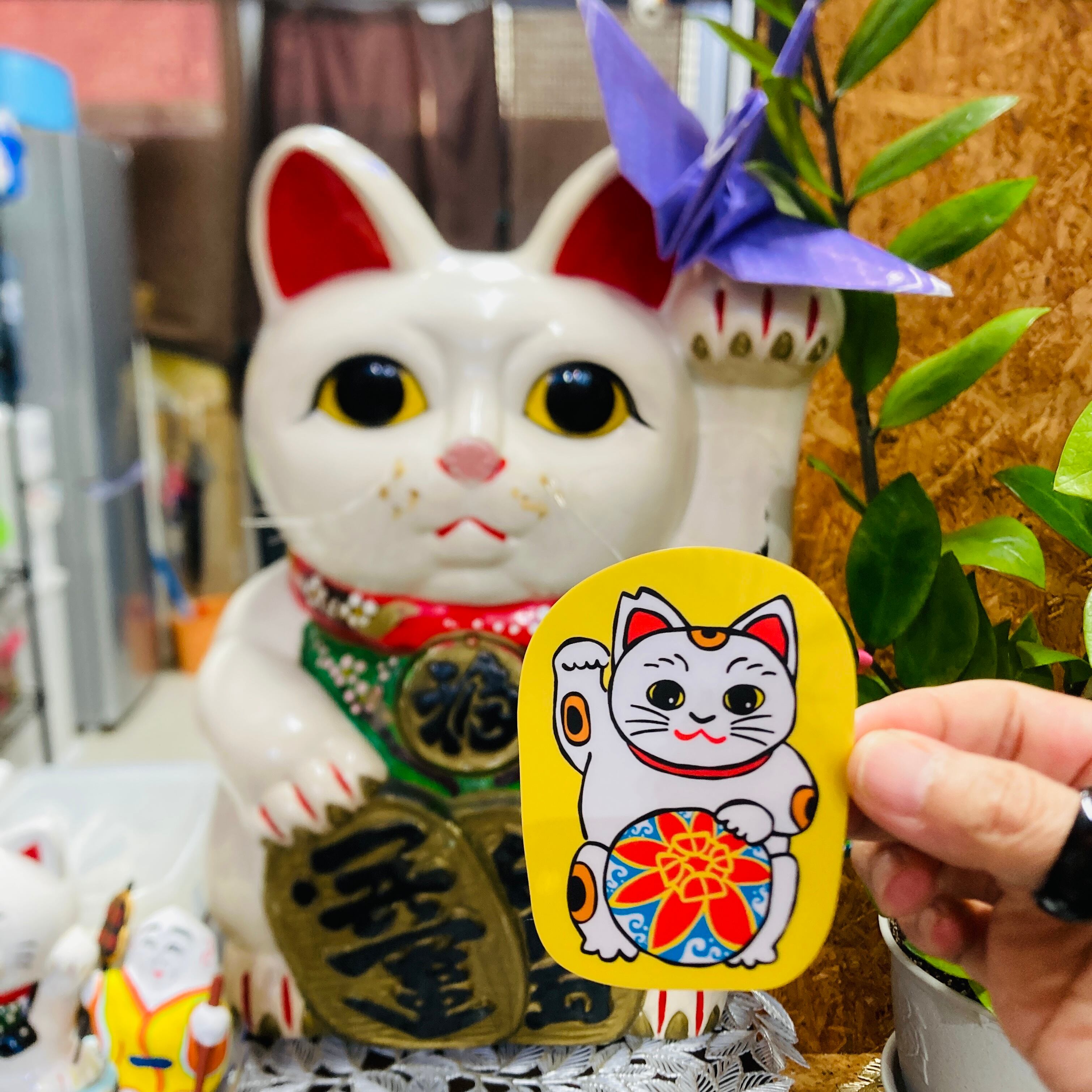 OKINAWA LUCKY CAT(沖縄招き猫)』ステッカー | 海猫商店