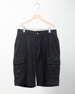 hemp x cotton cargo pocket short trousers