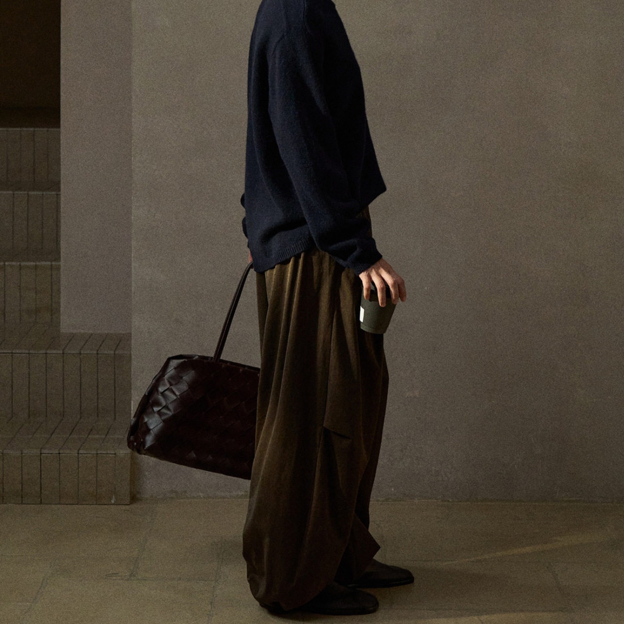 Wide Full Length Easy Pants 【3color】T4337