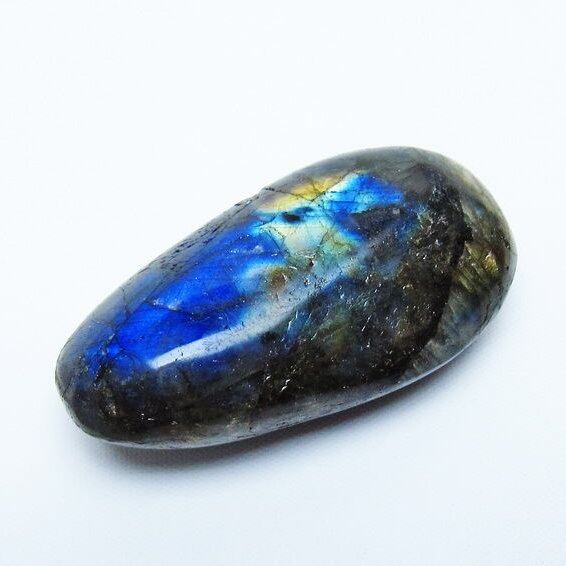 ラブラドライト 原石 タンブル 一点物 171-6099