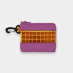 vibram Lzip wallet (lavender×orange)