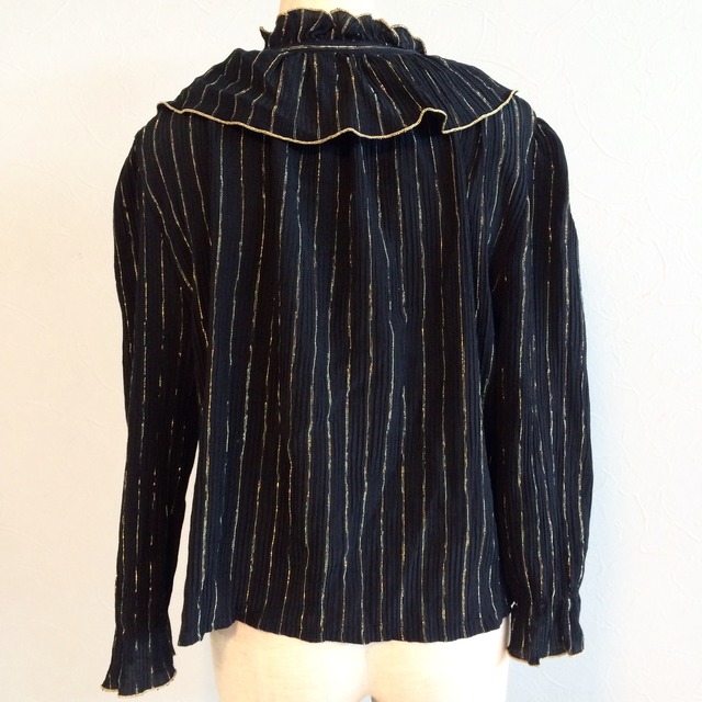 70s cotton gauze blouse