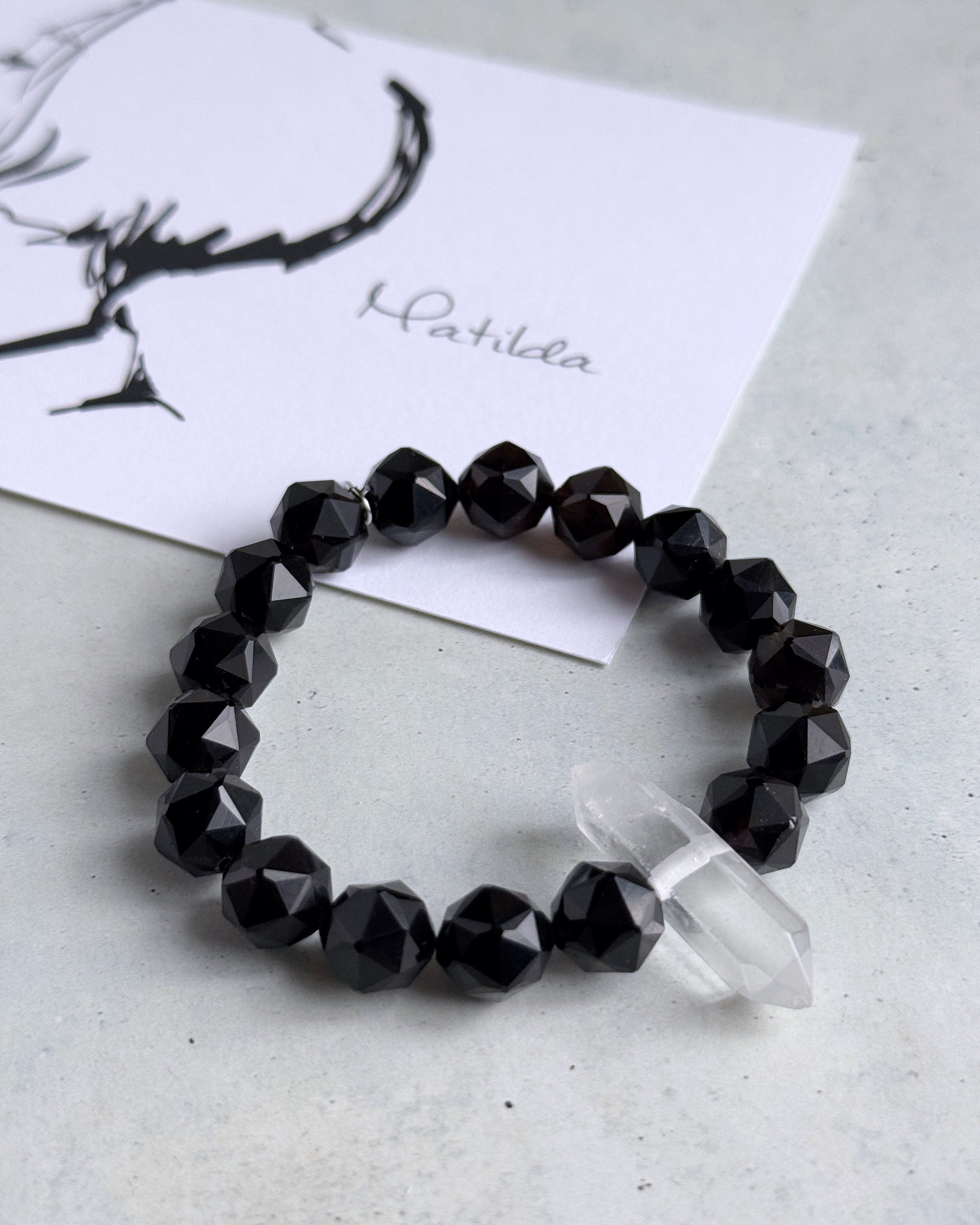 Morion bracelet(クォーツ)