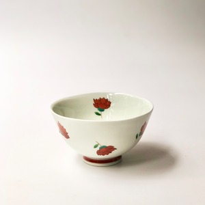 波佐見焼　カーネーション　飯碗