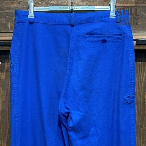 1970's～  VINTAGE ADOLPHE LAFONT COTTON TWILL WORK PANTS  /  1970年代～ ヴィンテージ アドルフラフォン コットンツイル ワークパンツ