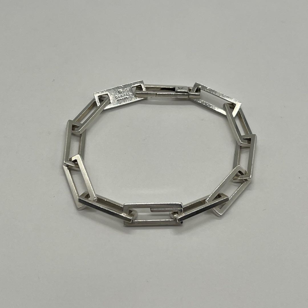 グッチ GUCCI スクエアリンクチェーン ブレスレット SV925