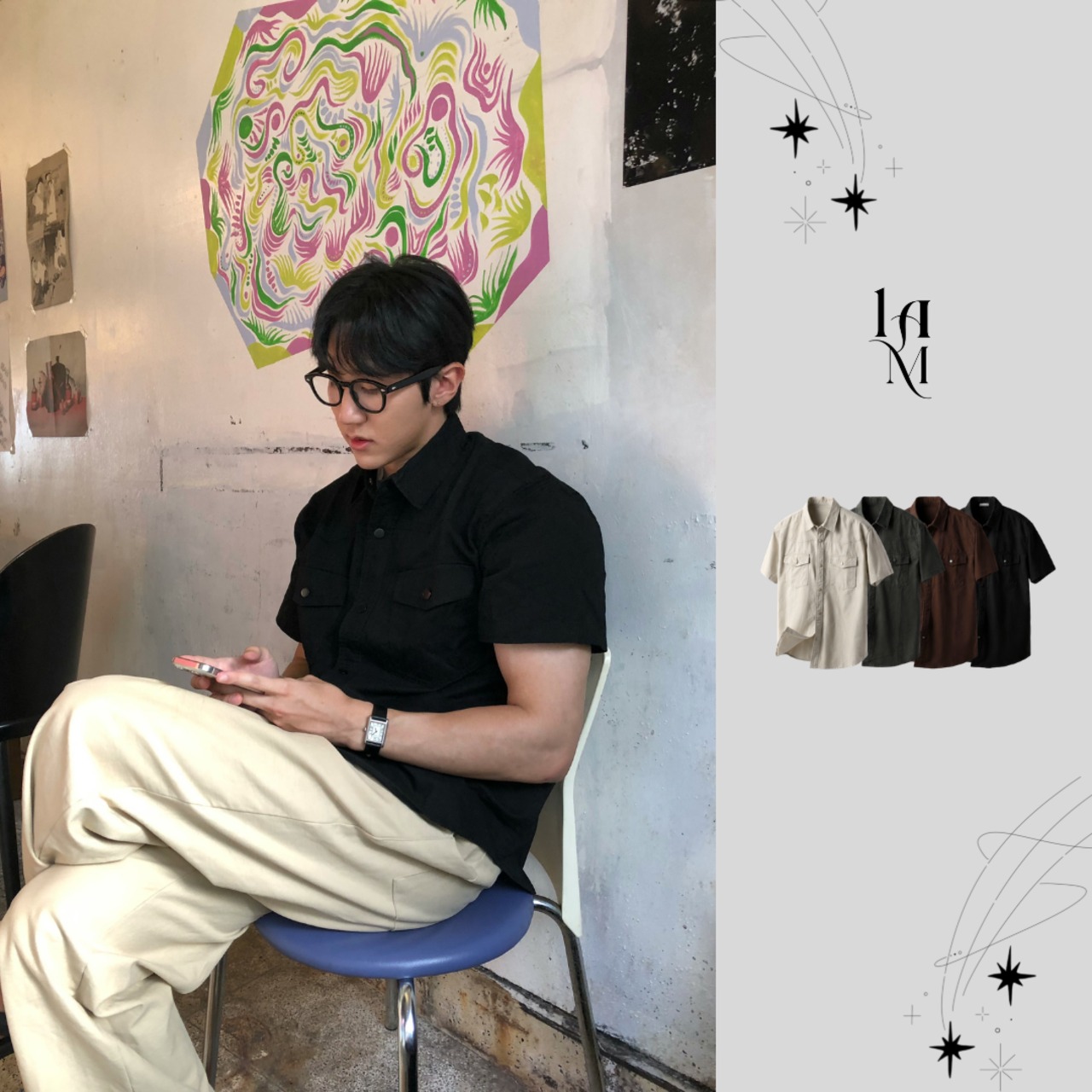 Western Vintage Cotton Shirts (4color) - 1