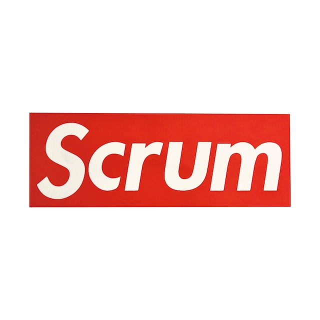 Scrum Sticker Red (送料無料)