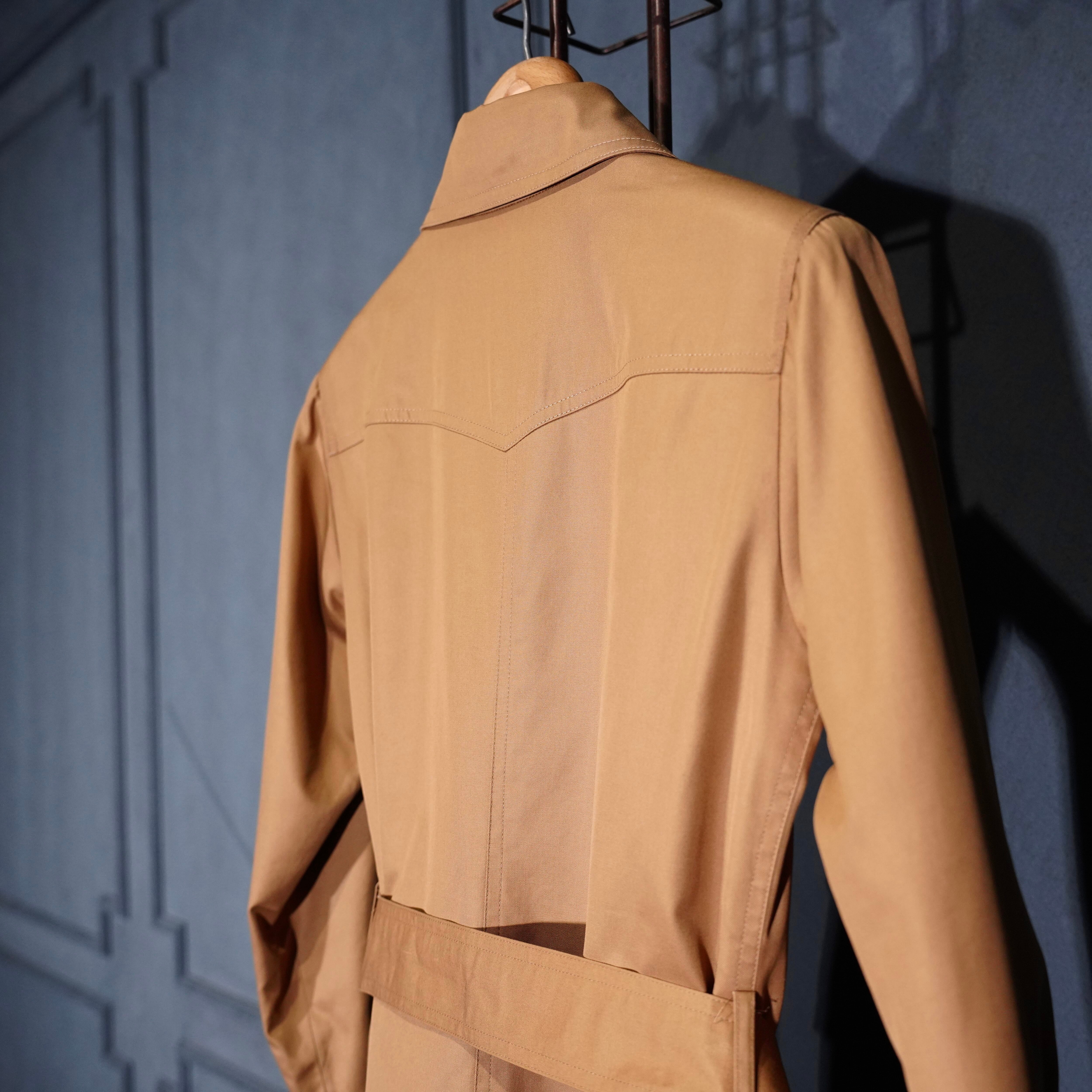 YVES SAINT LAURENT ONE PIECE LIKE BELTED COAT/イヴサンローラン