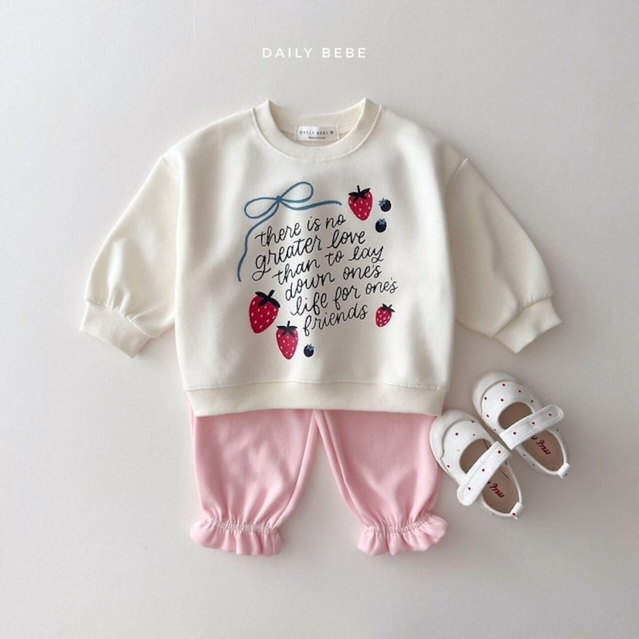 韓国子供服 / 26Autumn / 〖取寄〗DAILYBEBE / フリルジョガーパンツ / キッズ服 / ジュニア服 / 秋服 *XS~JL*