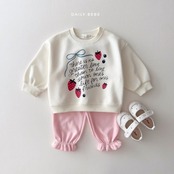 韓国子供服 / 26Autumn / 〖取寄〗DAILYBEBE / フリルジョガーパンツ / キッズ服 / ジュニア服 / 秋服 *XS~JL*