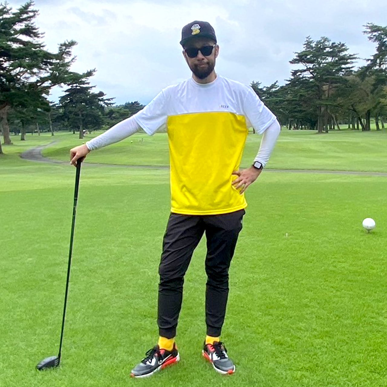 BEERゴルフ モックネックTシャツ | BEER