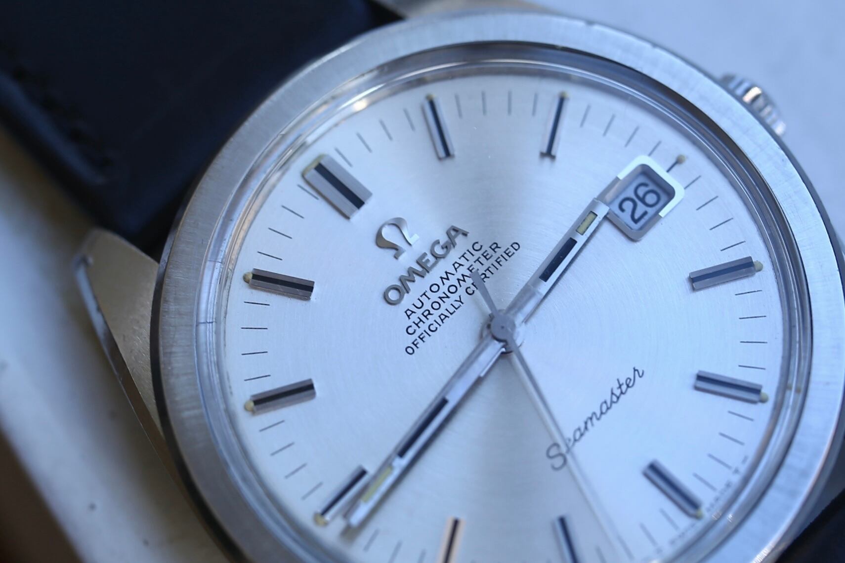 ★ オメガ　シーマスター　クロノメーター　時計　稼働品 OMEGA】1967年製 オメガ シーマスタークロノメーター 中期仕様 自動