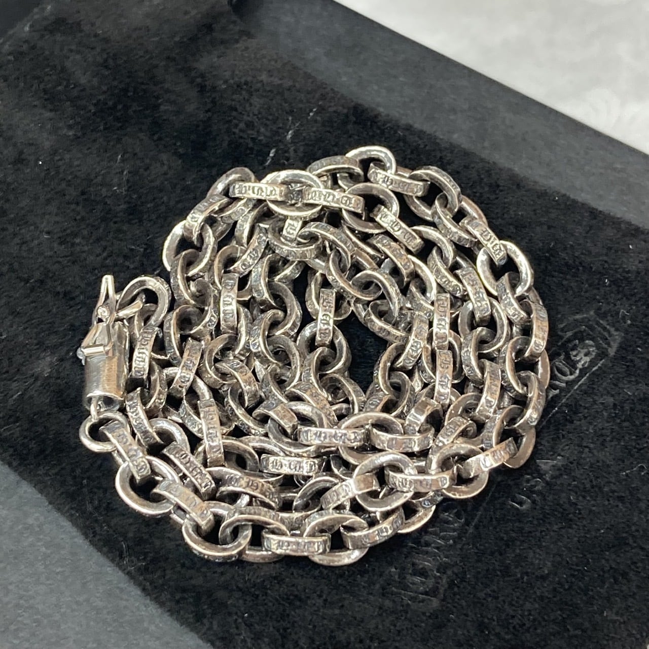 CHROME HEARTS ペーパーチェーン ネックレス シルバー 925 18inc