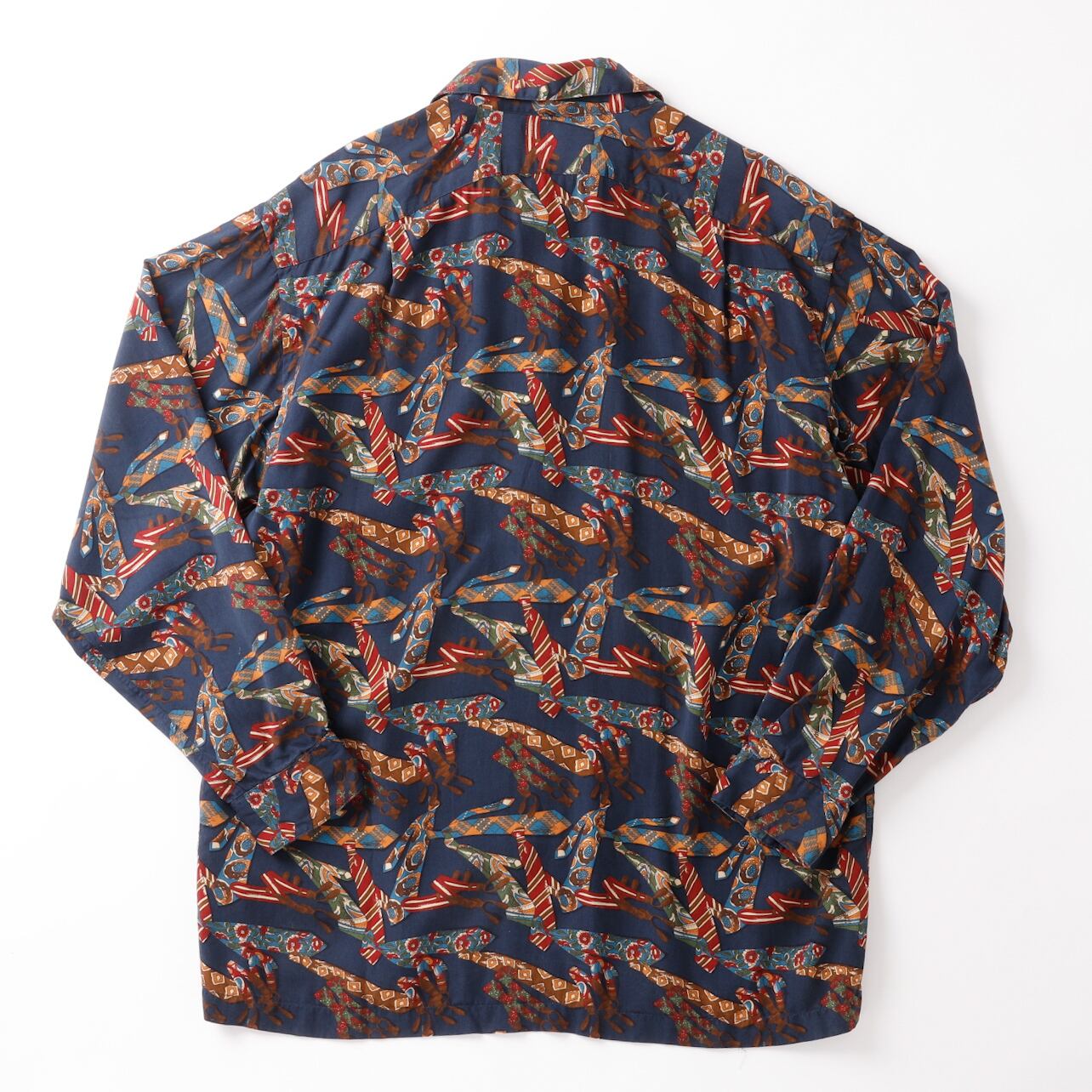 極美品】90s Ralph Lauren special rayon open collar shirt big