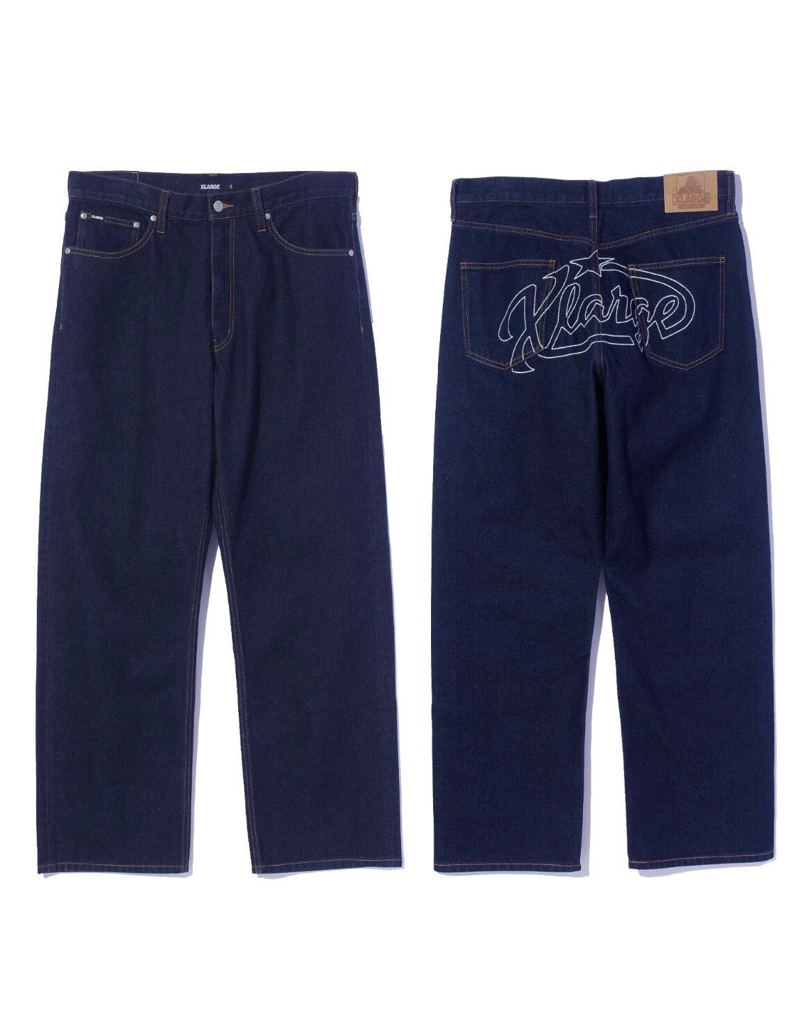 XLARGE COLOR STITCHED DENIM CARGO PANTS | バイシクルショップサイトウ